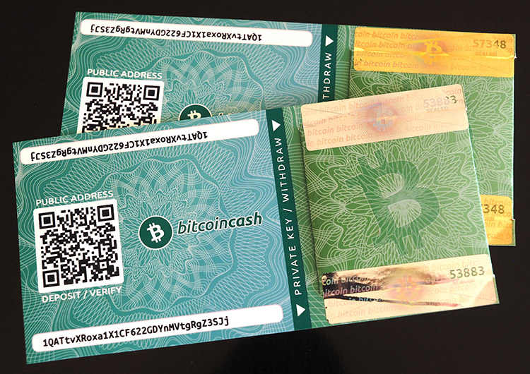 paper wallets are delicate