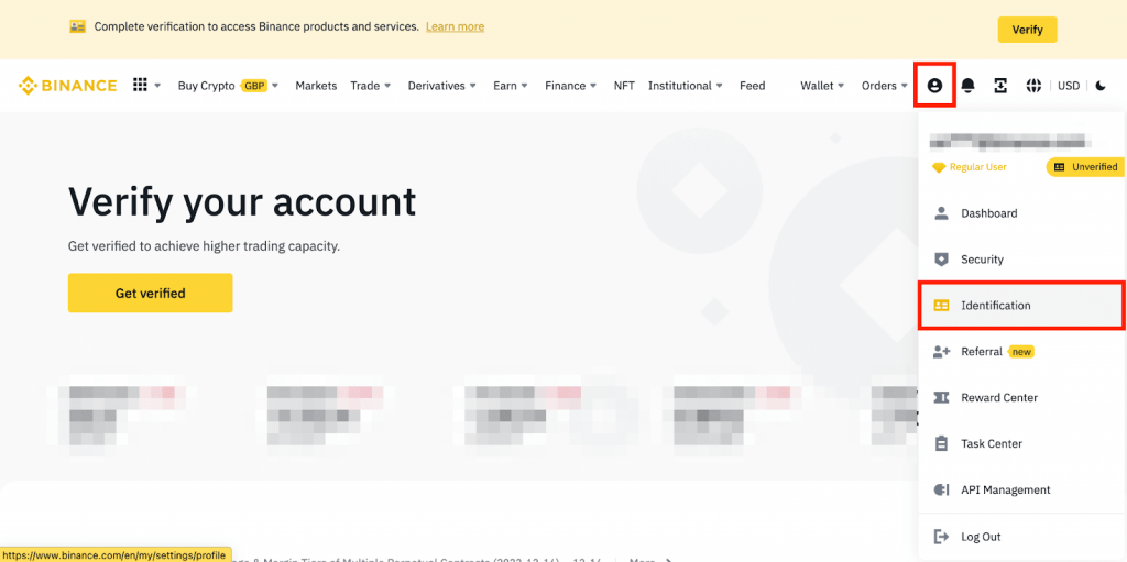 how long does it take to be verified on Binance